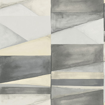 Geometric wallpaper, grey, SO27034, Soleado, Decoprint