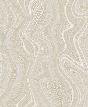 Non-woven wallpaper, lines, grey-beige, SO27053, Soleado, Decoprint