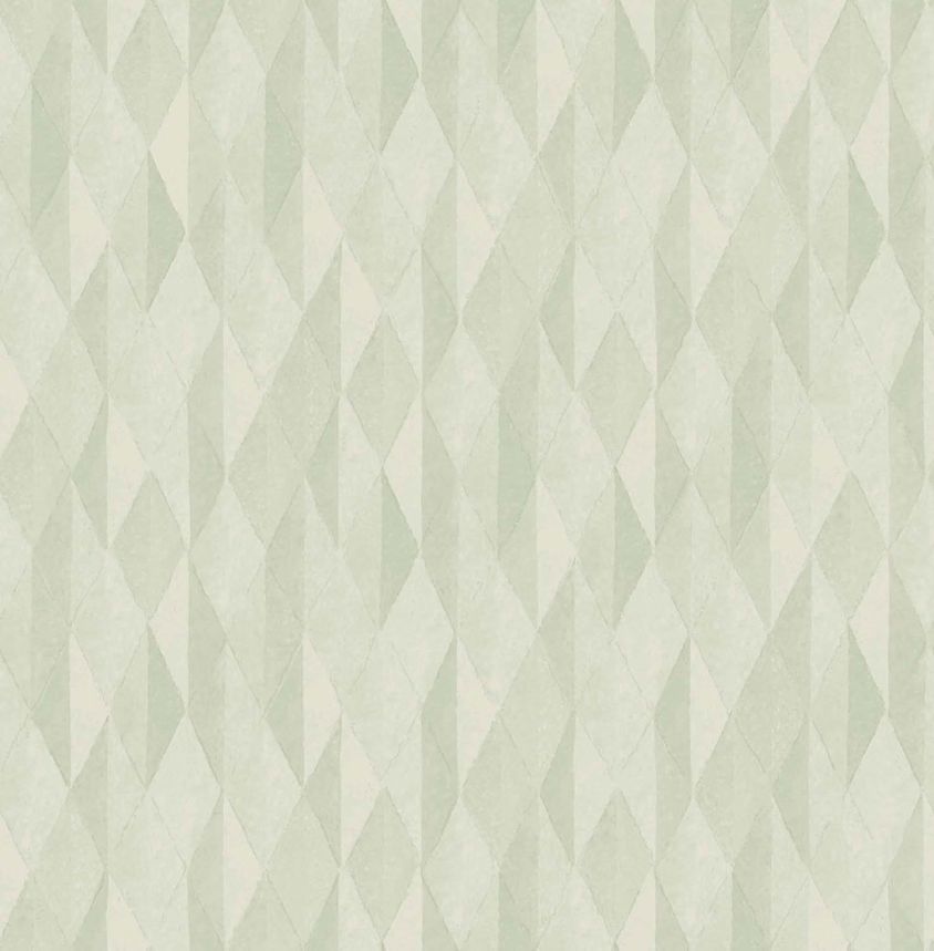 Green geometric pattern wallpaper, 333541, Festival, Eijffinger