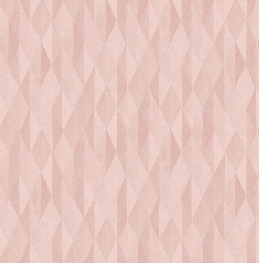 Pink geometric pattern wallpaper, 333542, Festival, Eijffinger