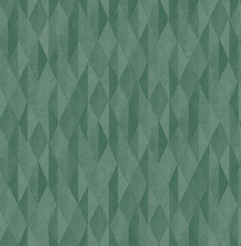 Green geometric pattern wallpaper, 333545, Festival, Eijffinger