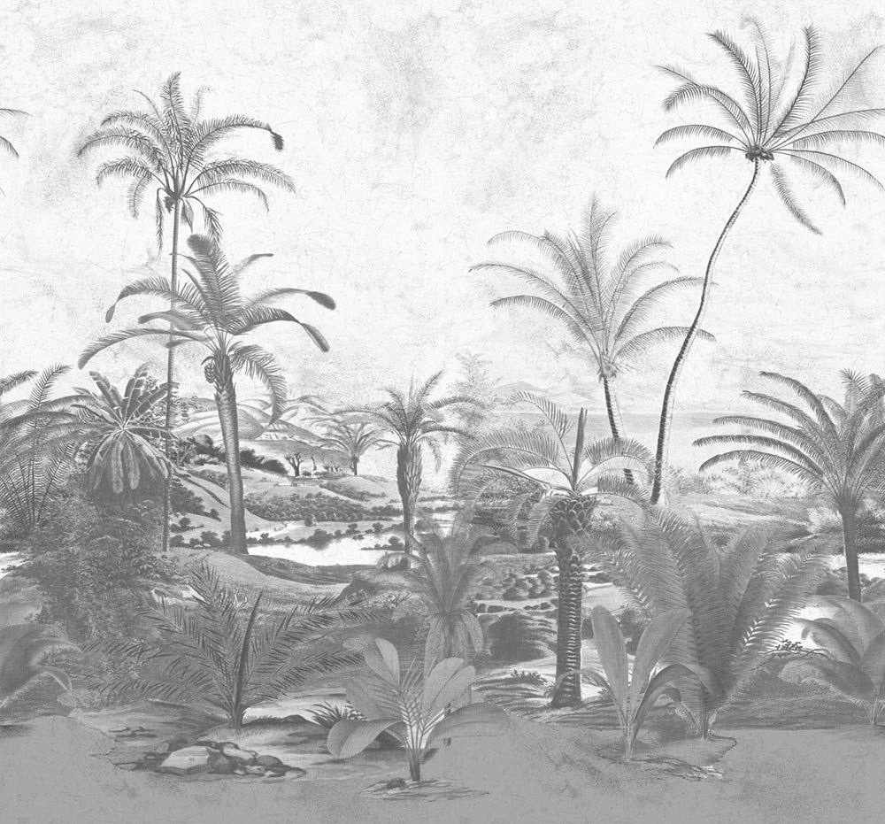 Vinyl mural wallpaper 200353DX, Fern 300 x 280 cm, Panthera, BN Walls