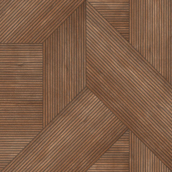 Brown geometric non-woven wallpaper, RE25182, Reflect, Decoprint