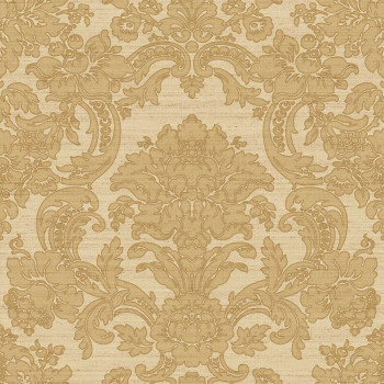 Gold-ochre non-woven baroque wallpaper, 33342, Tradizioni, Cristiana Masi by Parato