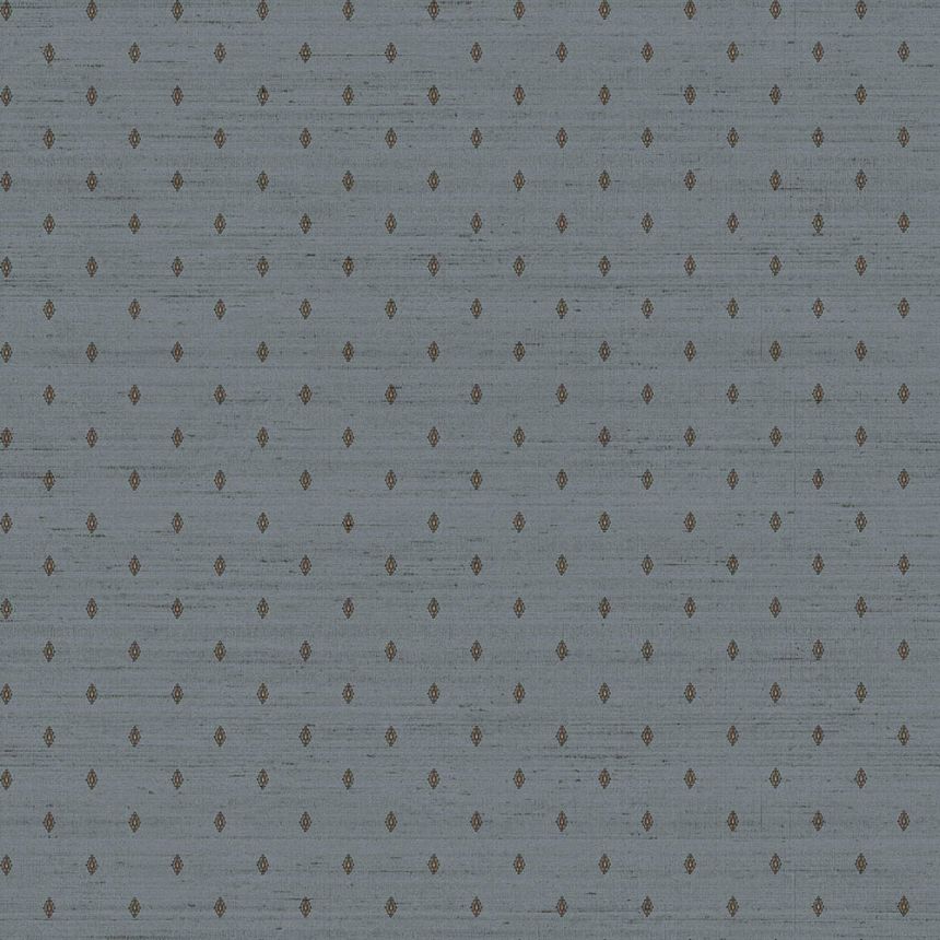 Gray-blue non-woven baroque wallpaper, 33356, Tradizioni, Cristiana Masi by Parato