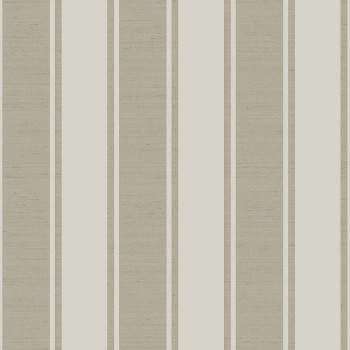 Brown-beige non-woven striped wallpaper, 33366, Tradizioni, Cristiana Masi by Parato