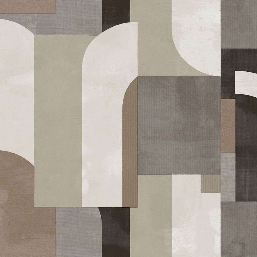 Non-woven geometric wallpaper, 43829, Terra, Cristiana Masi by Parato