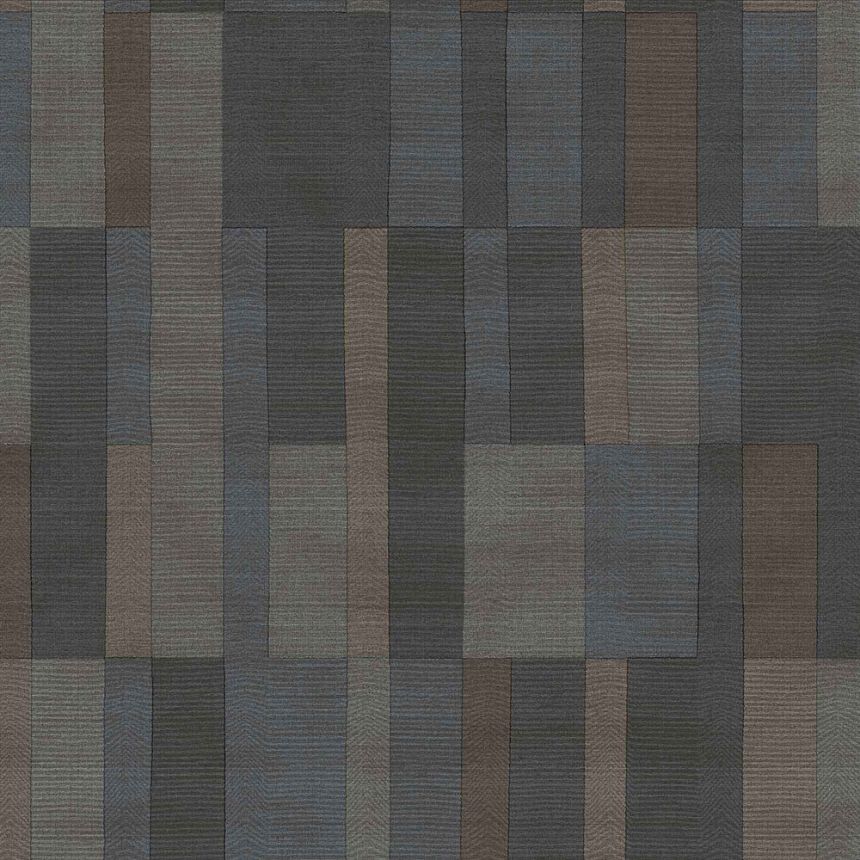 Gray-brown geometric wallpaper, 43839, Terra, Cristiana Masi by Parato