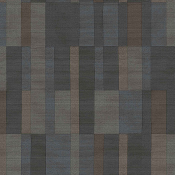 Gray-brown geometric wallpaper, 43839, Terra, Cristiana Masi by Parato