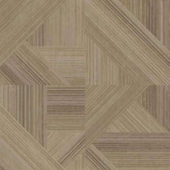 Brown geometric wallpaper, 43843, Terra, Cristiana Masi by Parato