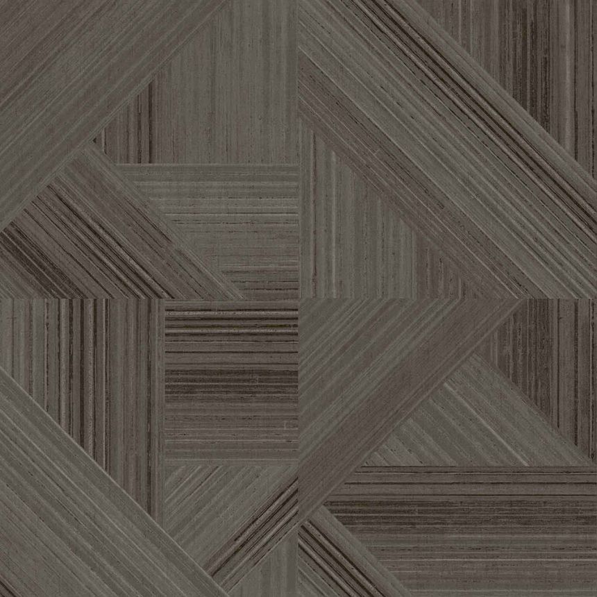 Brown-gray geometric wallpaper, 43849, Terra, Cristiana Masi by Parato