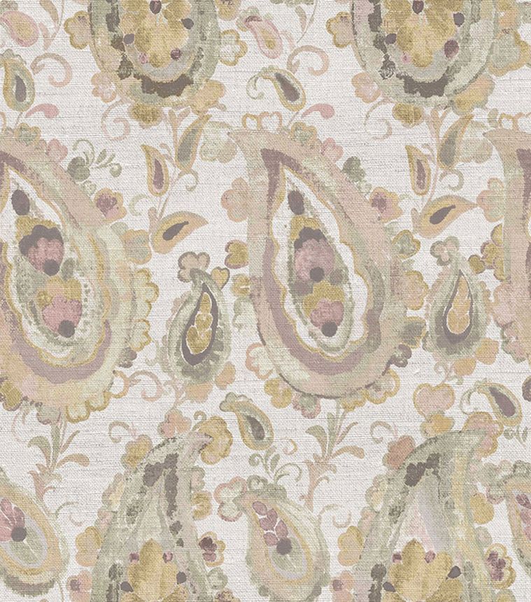 Non-woven wallpaper, ornaments, beige, 39014, Arché, Cristiana Masi by Parato