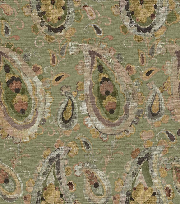 Non-woven wallpaper, ornaments, green, 39015, Arché, Cristiana Masi by Parato