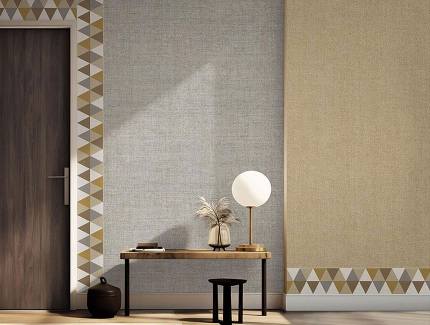 Non-woven wallpaper, grey, fabric imitation, 39052, Arché, Pictura, Cristiana Masi by Parato