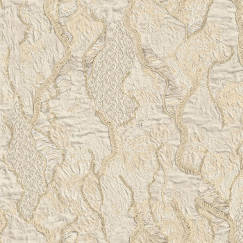 Luxurious gold-beige wallpaper, stucco plaster, Z34901, Elie Saab 2