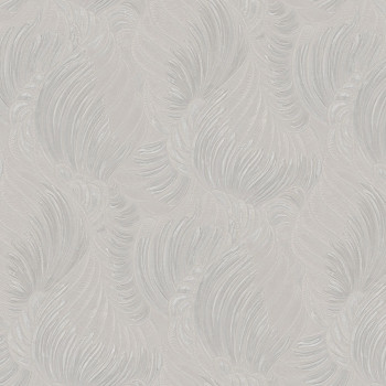 Luxury gray wallpaper with leaves, Z34904, Elie Saab 2