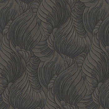 Luxury brown-gold wallpaper with leaves, Z34908, Elie Saab 2