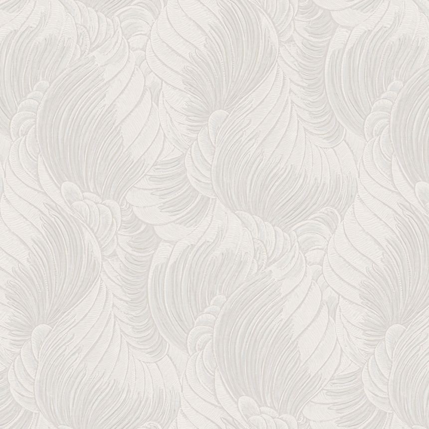 Luxury cream wallpaper with leaves, Z34910, Elie Saab 2