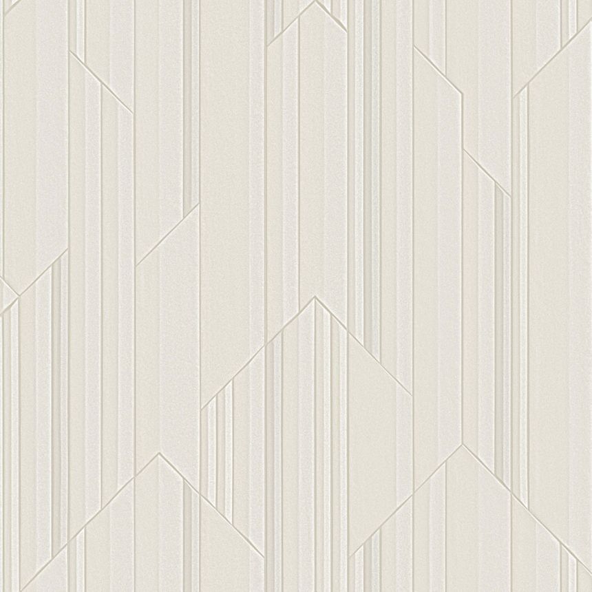 Luxury gray-beige geometric wallpaper, Z34915, Elie Saab 2