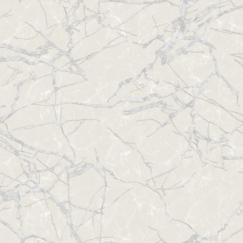 Luxury cream-silver wallpaper, marble imitation, Z34917, Elie Saab 2