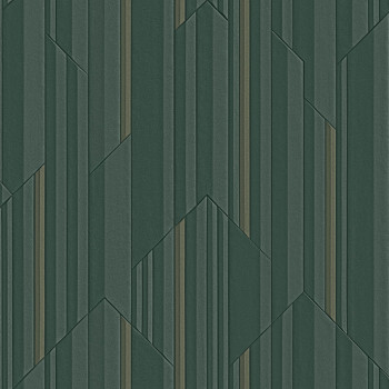 Luxury green geometric wallpaper, Z34921, Elie Saab 2