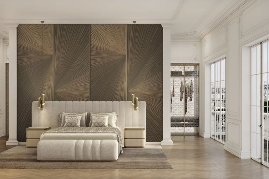 Luxury geometric non-woven wall mural, Z34950, Elie Saab 2