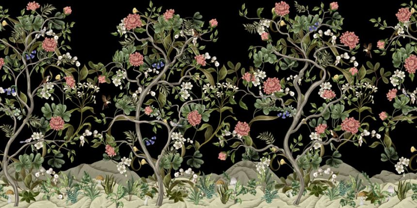 Luxury wall mural, Landscape with flowers, Z34981, Elie Saab 2