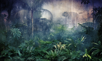 Luxury wall mural, Tropical forest, Z34987, Elie Saab