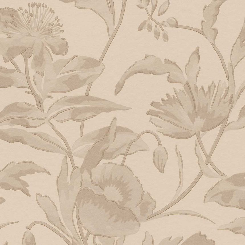 Rose gold floral non-woven wallpaper, 340131, Gilded, Eijffinger