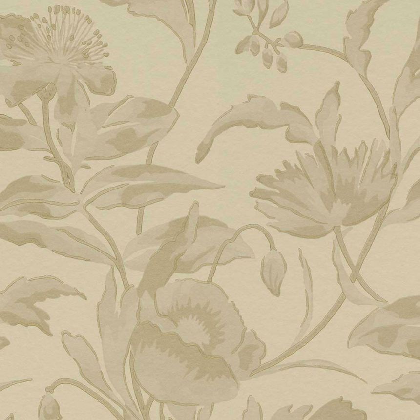 Beige-gold floral non-woven wallpaper, 340132, Gilded, Eijffinger