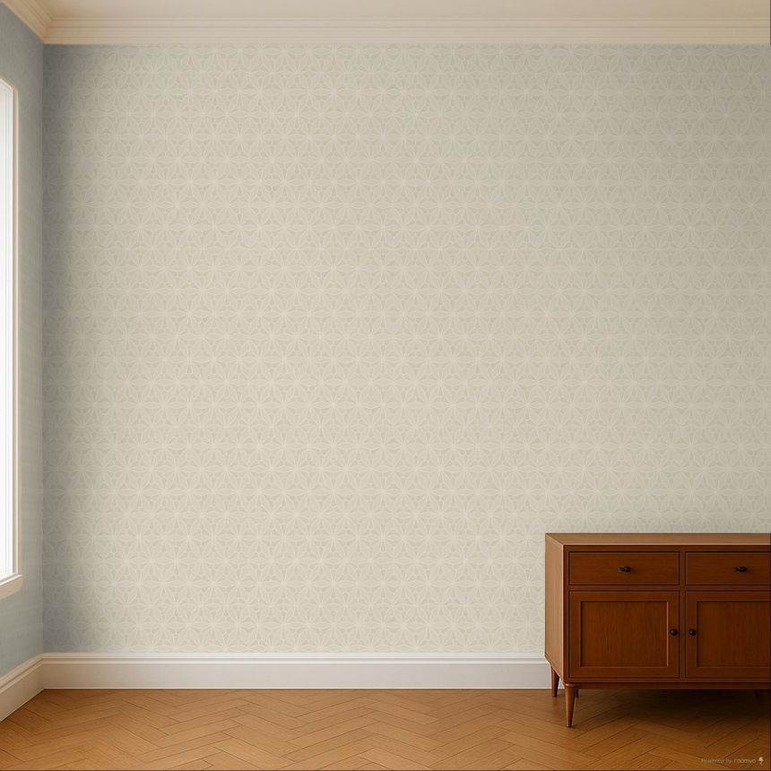 Cream non-woven floral wallpaper, 340140, Gilded, Eijffinger