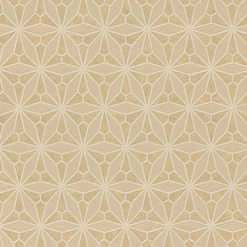 Beige non-woven floral wallpaper, 340141, Gilded, Eijffinger