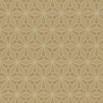 Gold-brown non-woven floral wallpaper, 340142, Gilded, Eijffinger