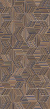 Geometric non-woven wall mural, paneling imitation, 340180, Gilded, Eijffinger