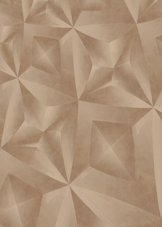 Geometric non-woven 3D wall mural, 340189, Gilded, Eijffinger