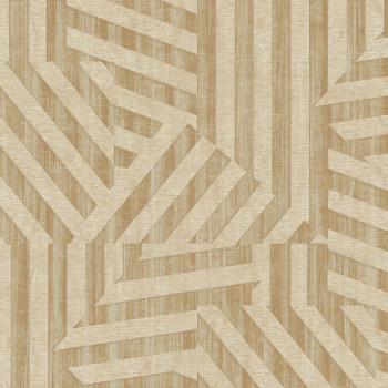 Gold-beige geometric retro wallpaper, 333630, Revive, Eijffinger