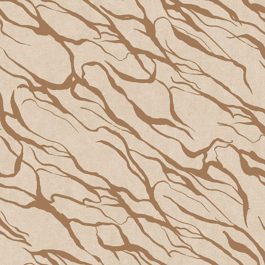 Beige-gold non-woven wallpaper, 333640, Revive, Eijffinger