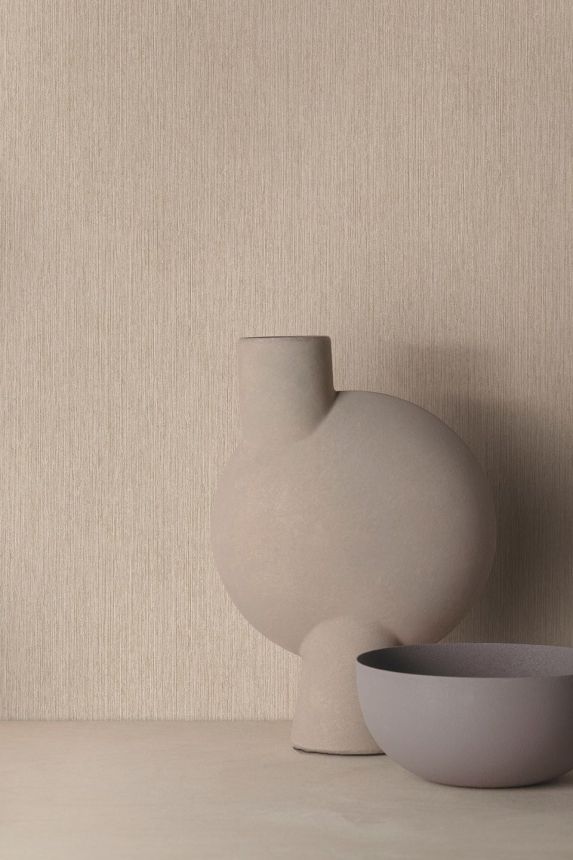 Gray-cream non-woven wallpaper, wood decor, BZ1101, Belize, Grandeco