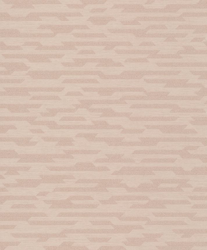 Pink geometric non-woven wallpaper BZ3219, Belize, Grandeco