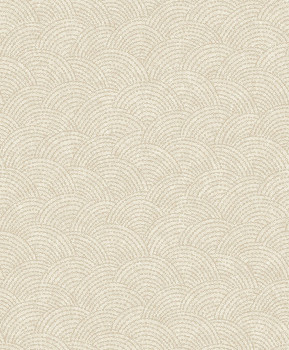 Beige geometric non-woven wallpaper BZ3315, Belize, Grandeco