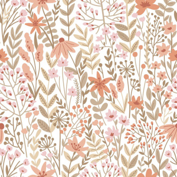 Floral non-woven wallpaper, 139670, Bloom, Esta Home