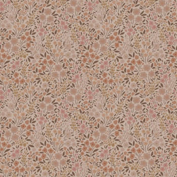 Floral non-woven wallpaper, pink, 139700, Bloom, Esta Home