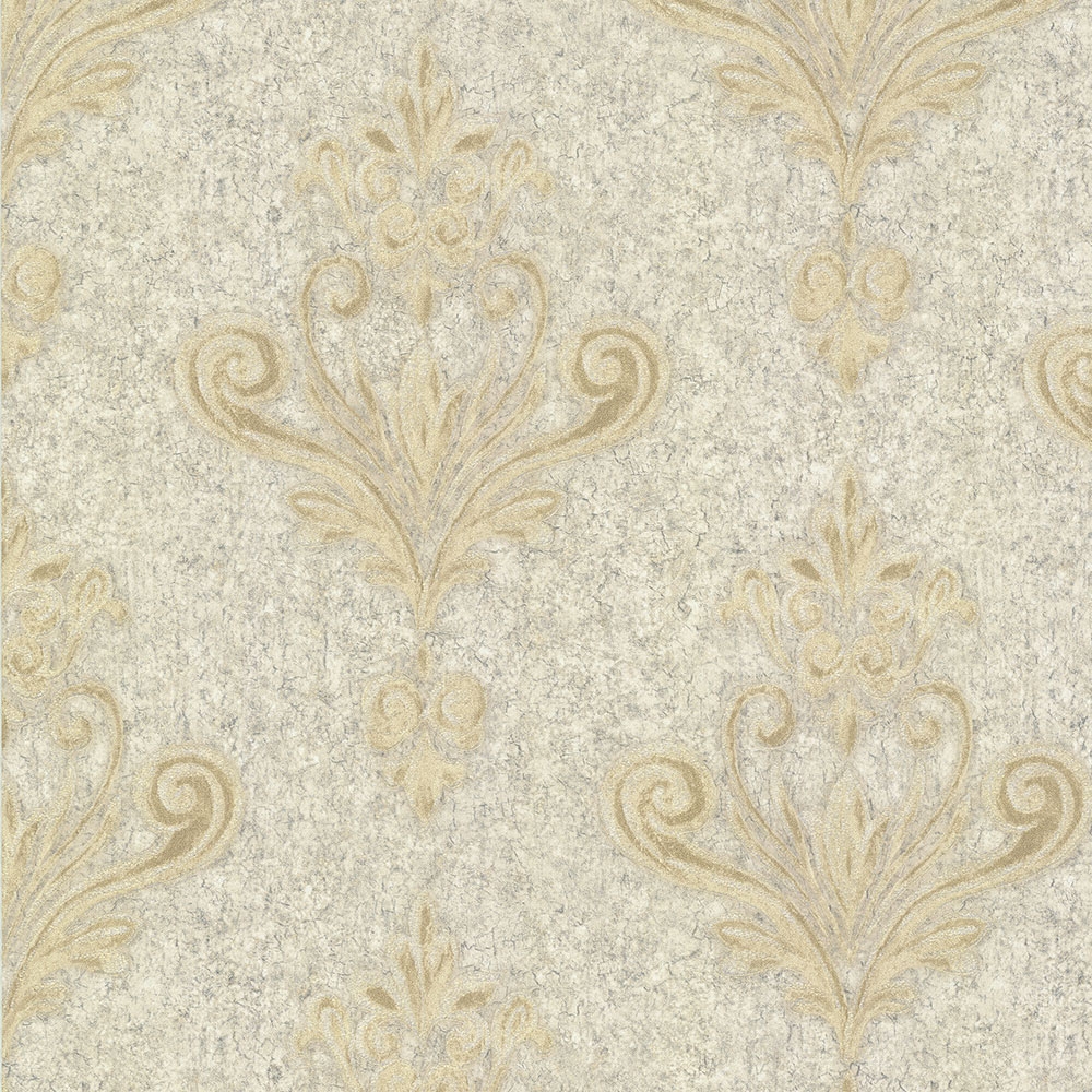 Non-woven wallpaper with a vinyl surface 82939, Baroque pattern, Volterra, Emiliana Parati