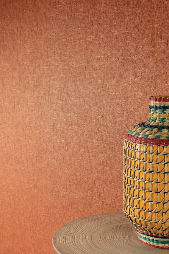 Non-woven wallpaper, bronze, fabric imitation, JOY312, Amani, Joy, Masureel