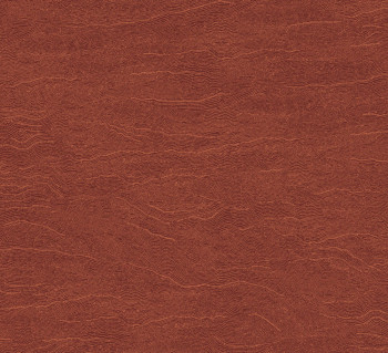 Non-woven wallpaper, waves, brown-red, TER004, Terra, Masureel