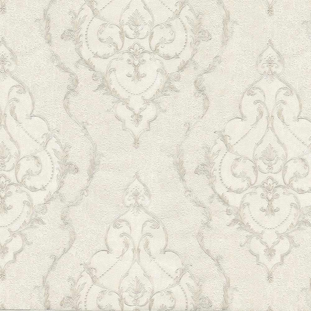 Non-woven wallpaper with a vinyl surface 82904, Baroque pattern, Volterra, Emiliana Parati