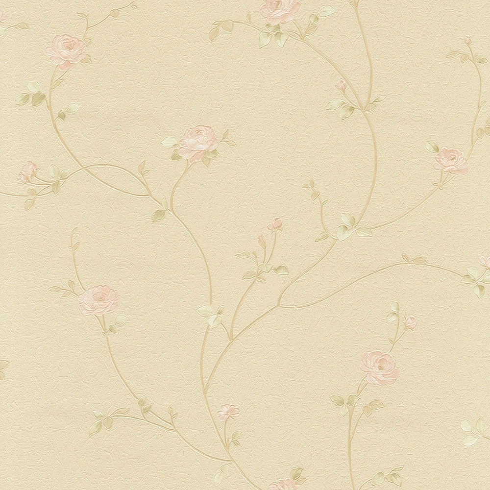 Romantic floral non-woven wallpaper, vinyl surface 45042, Tesori Italiani, Emiliana Parati