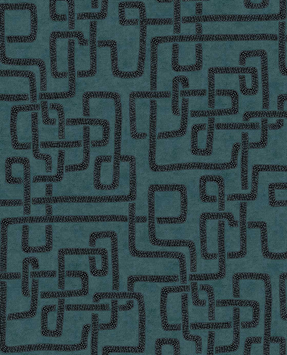 Non-woven wallpaper, blue,  fabric imitation, 340232, Solange, Eijffinger