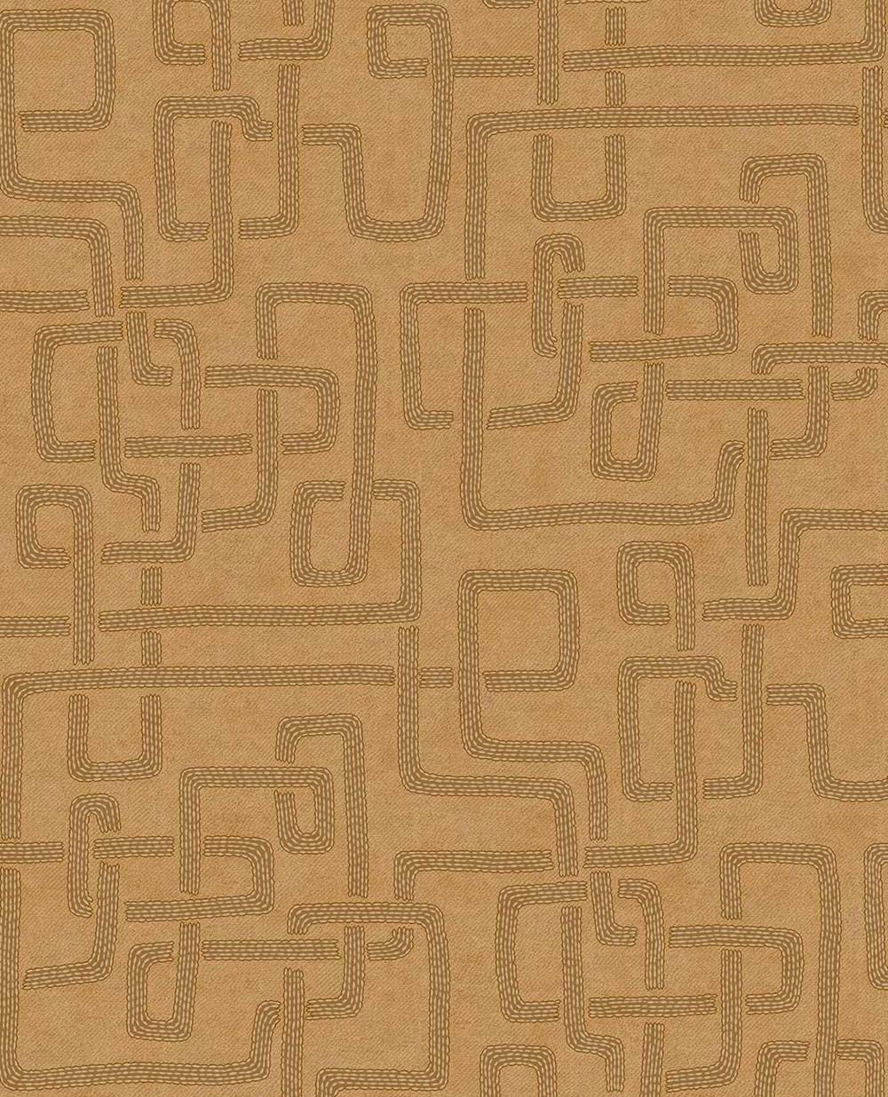 Non-woven wallpaper, brown,  fabric imitation, 340235, Solange, Eijffinger
