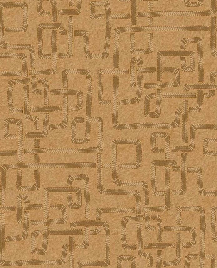 Non-woven wallpaper, brown,  fabric imitation, 340235, Solange, Eijffinger